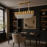 Kristall-pendellampa SWE101-CP GOLD