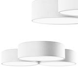 Taklampa Plafond APP879-C Triple 3x40cm Vit