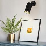 TAKLAMPA / VÄGGLAMPA SPOT STRÅLKASTARE APP1244-1C SVART