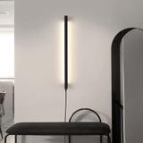 VÄGGLAMPA LED LHJ063-W 80 cm SVART
