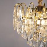 Kristall-pendellampa SWE080-CP 50cm GOLD