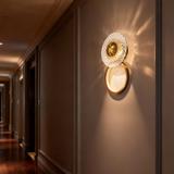 VÄGGLAMPA LED LHJ071-W Borstad Guld