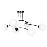HÄNGLAMPA TAKLAMPA SVART MATT APP1576-6C