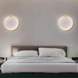 VÄGGLAMPA LED-VÄGGLAMPA APP1387-CW GULD 40 cm