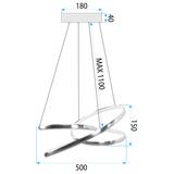 HÄNGLAMPA LED G005-CP GULD