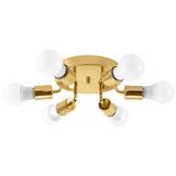Taklampa Plafond 6-armad Metall APP712-6C Guld