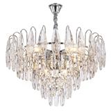 Kristall-pendellampa SWE079-CP 50cm Chrom