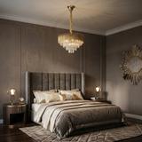 Kristall-pendellampa SWE103-CP GOLD