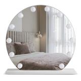 LED-väggspegel HOLLYWOOD White 50 cm