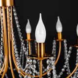 Kristallampa Kandelaber APP765-6CP Guld
