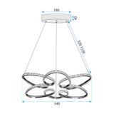 HÄNGLAMPA LED G002-CP KROM