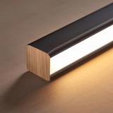 Hängande LED-taklampa APP1447-CP Svart 80 cm