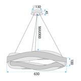 Deckenleuchte LED APP1802-CP Brush Gold