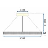 HÄNGANDE KRISTALLAMPA APP1203-CP