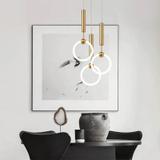 HÄNGLAMPA LED LHJ059-1CP Borstad Guld