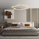 HÄNGANDE LED TAKLAMPA APP1771-CP GULD 60 cm