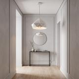 Metallisk takpendel APP237-1CP vit