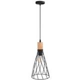 HÄNGANDE TAKLAMPA APP1268-1CP Svart