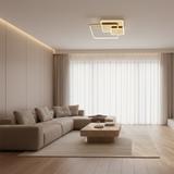 Taklampa APP1714-C LED-plafond Borstad Guld + fjärrkontroll