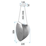 HÄNGANDE LED-LAMPA LHJ054-1CP TRÄ