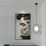 LED takpendel APP1554-CP Black
