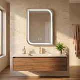 LED-VÄGGSPEGEL ZONE 80X60 GOLD BRUSH