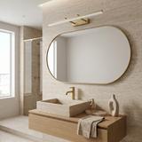 Badrum vägg LED-lampa APP1876-1W 60cm BRUSH GOLD