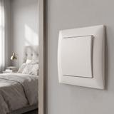 Interrupteur Simple OSTE JNH006-W BEIGE