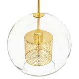 Glaspendellampa loft APP555-1CP 25 cm GULD