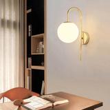 Vägglampa G091-1W Guld