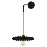 VÄGGLAMPA VÄGGLAMPE APP1355-1W Svart 30 cm