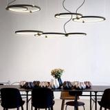 Lampa Ring 3 LED + fjärrkontroll APP752-30-40-50 Svart