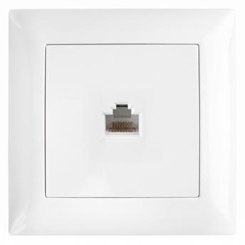 Розетка RJ45 с Рамка OSTE JNH010-S WHITE
