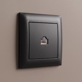 Розетка RJ45 OSTE JNH010-S BLACK