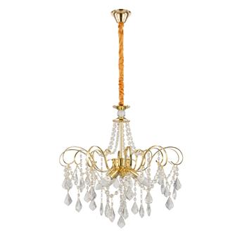 Кристална висяща лампа SWE081-CP 60cm GOLD