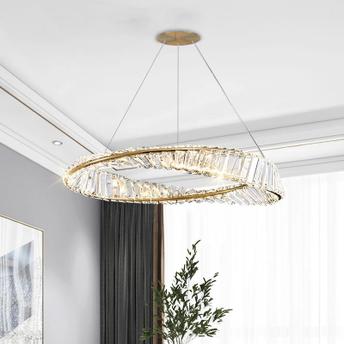 LÂMPADA DE TETO LED DE CRISTAL APP1201-CP