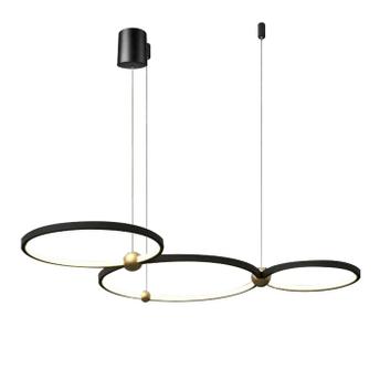 Lampe Black Ring 3 LED + télécommande APP752-30-40-50