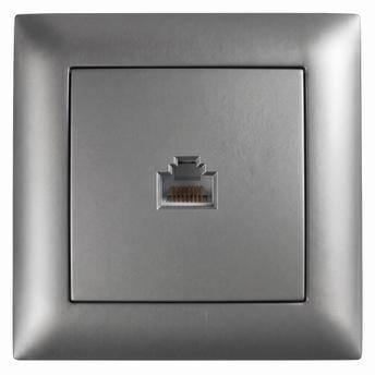 Розетка RJ45 с Рамка OSTE JNH010-S GREY