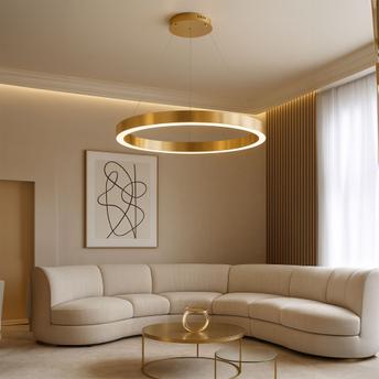 HÆNGENDE LED-LAMPE LHJ051-CP1 C BØRSTET GULD