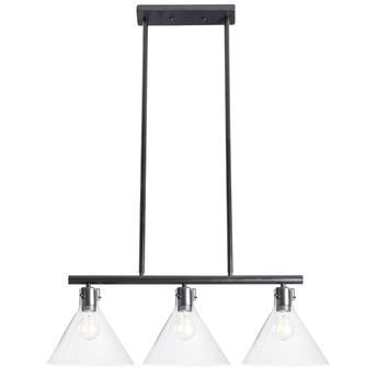 LAMPA SUFITOWA SZKLANA METALOWA APP318-3CP