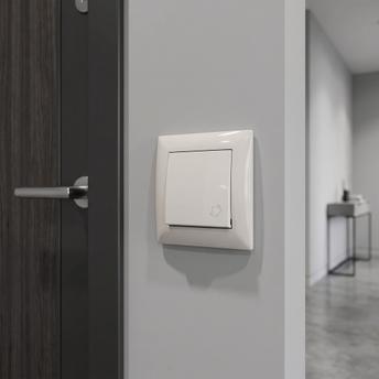 Doorbell Push Button OSTE JNH008-W BEIGE