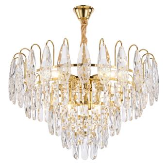 Кристална висяща лампа SWE080-CP 50cm GOLD