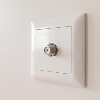 Antenna Socket OSTE JNH012-A WHITE
