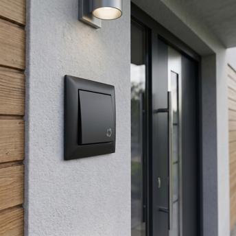 Doorbell Push Button with Frame OSTE JNH008-W BLACK