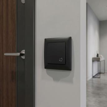 Doorbell Push Button OSTE JNH008-W BLACK