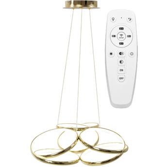 Mennyezeti LED Lámpa APP794-CP Flat Aranyy + Távirányító