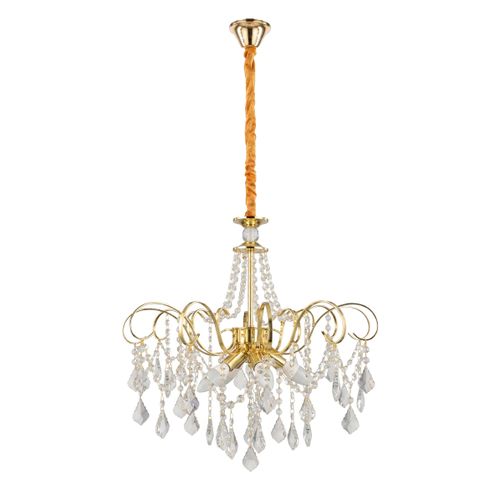 Кристална висяща лампа SWE081-CP 60cm GOLD