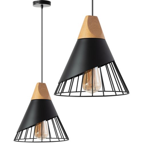 Závesná stropná lampa APP223-1CP zo škandinávskeho kovu