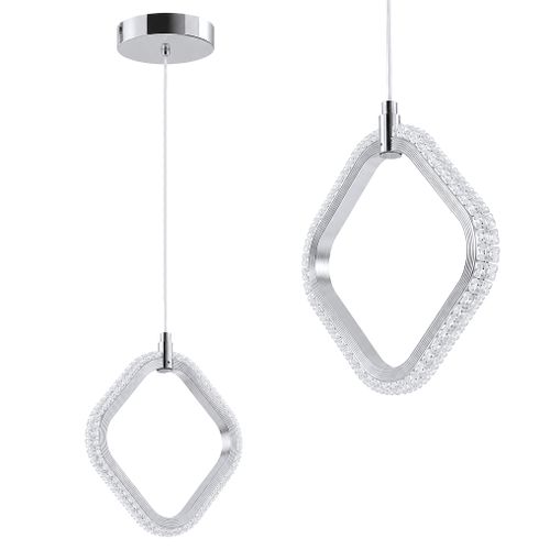 LED висящ плафон LHJ127-W Хром