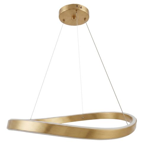 ВИСЯЩА ТАВАННА ЛАМПА SWE069-CP 80cm BRUSH GOLD